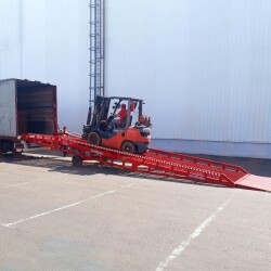 Аnvända mobil lastramp