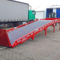 Fast lastramp (med horisontell plattform)