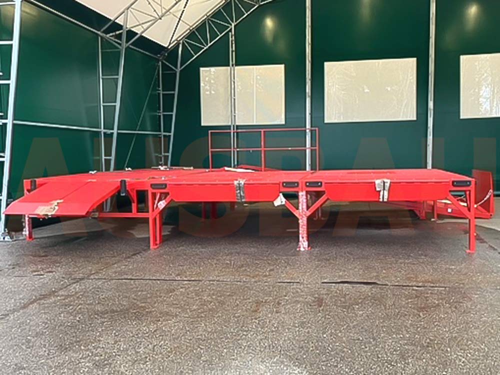 PLT-lastningsplattformar och en fast ramp AUSBAU